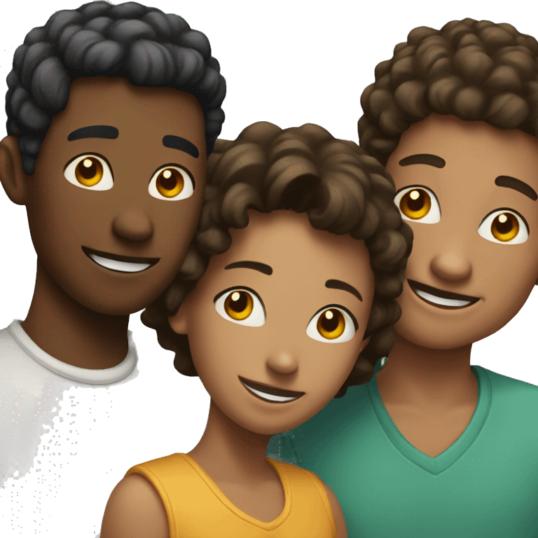 A group of five friends emoji