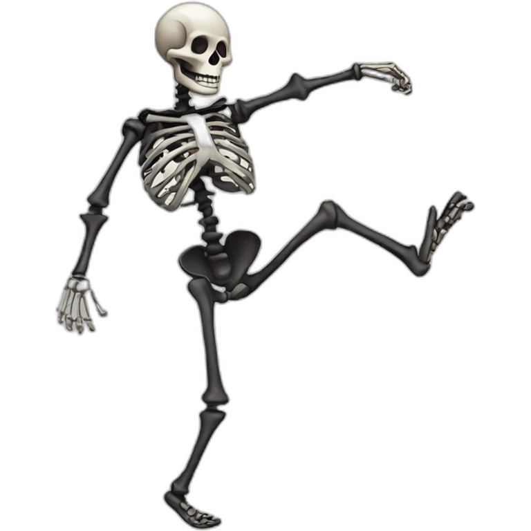 dancing skeleton emoji