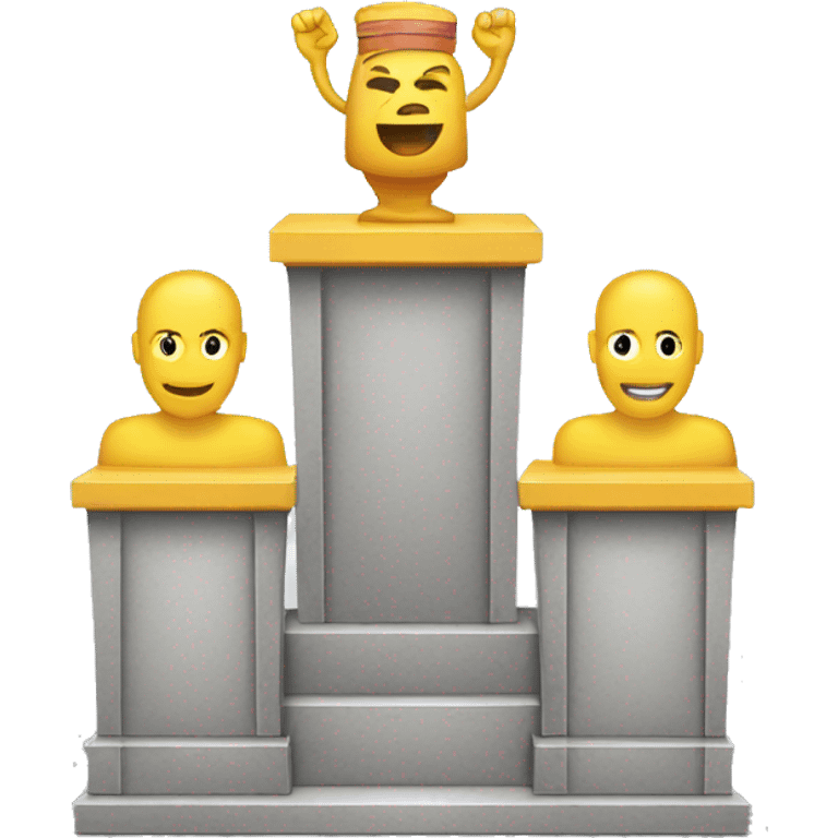 three-slot podium emoji