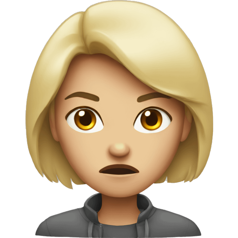 Angry woman emoji