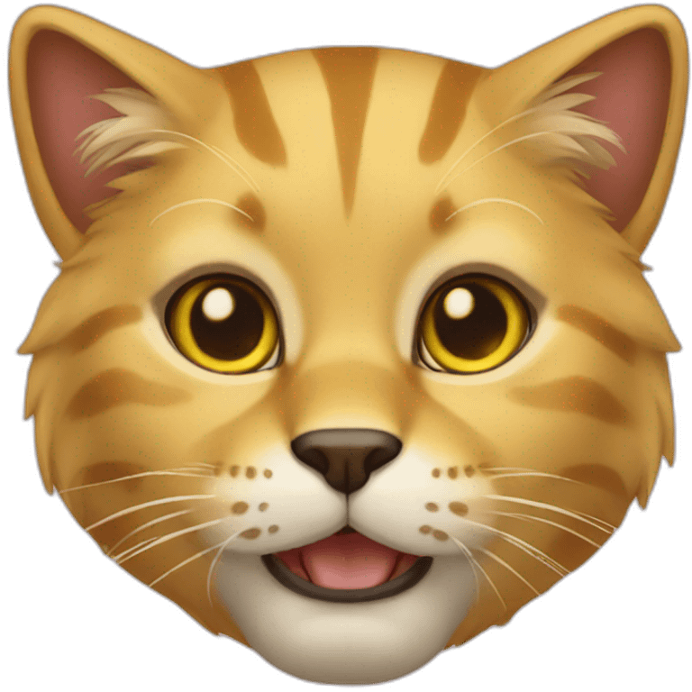 Golden cat emoji