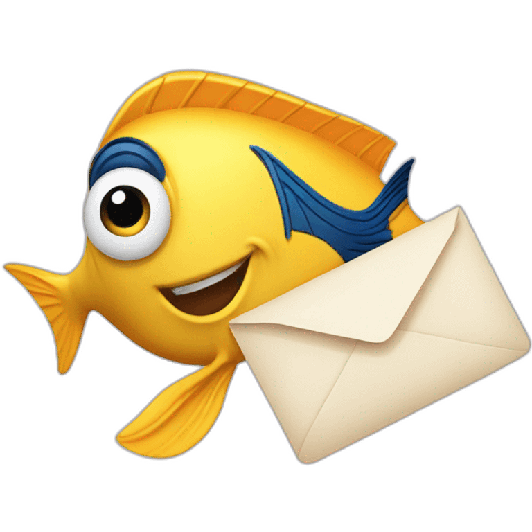 dory holding W letter emoji