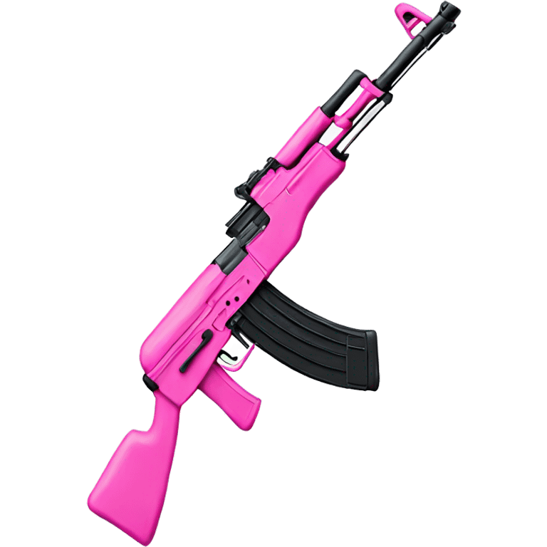 Pink ak47 emoji