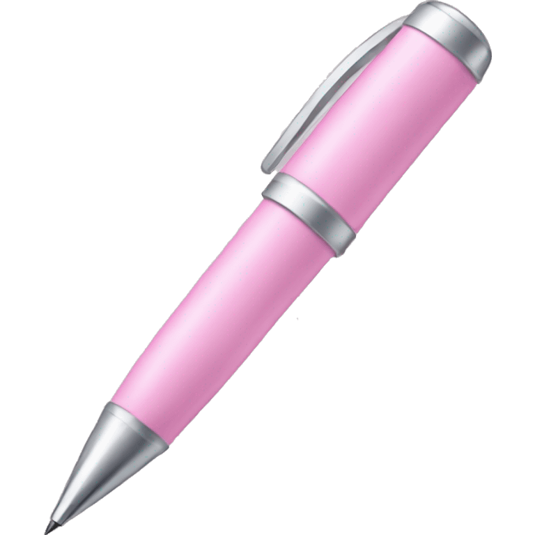 Light pink pen emoji