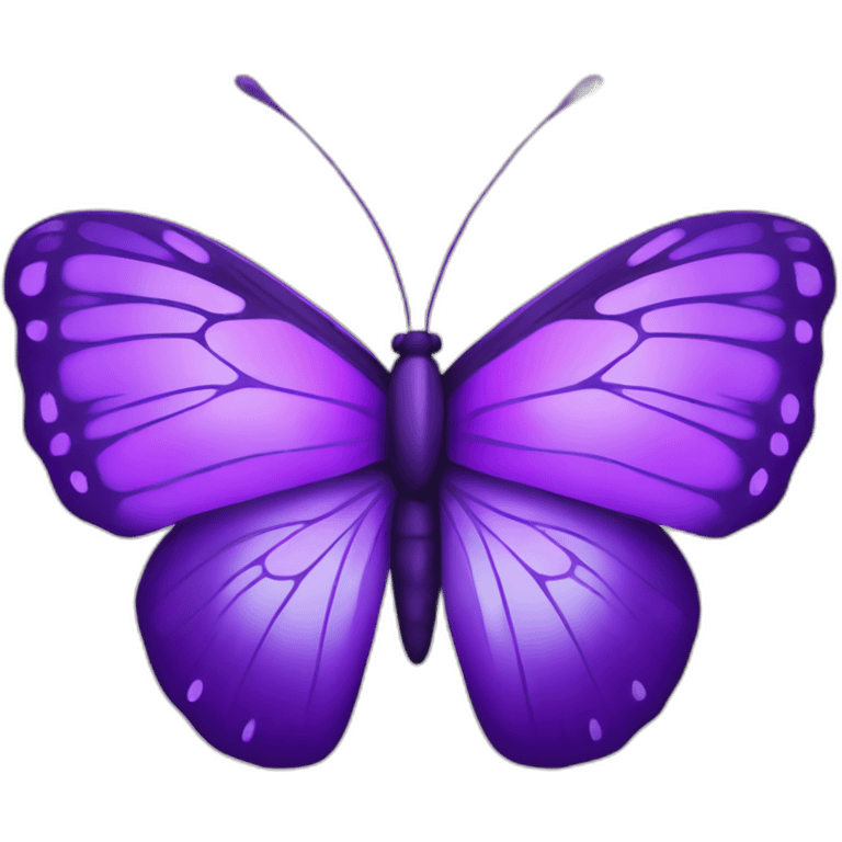 Butterfly purple emoji