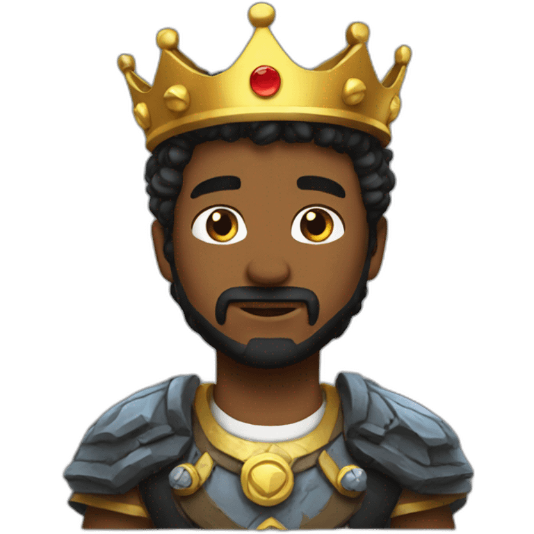 Gamer king emoji