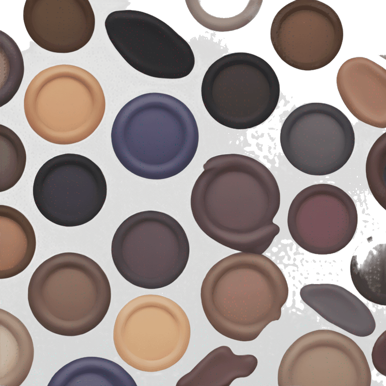 dark eyeshadow palette emoji