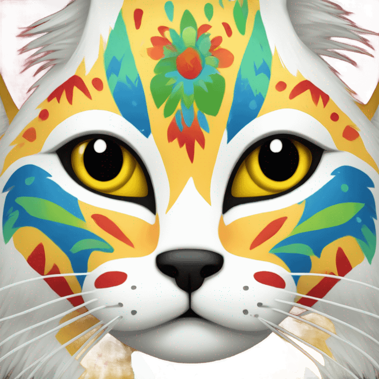 mexican colored cat emoji