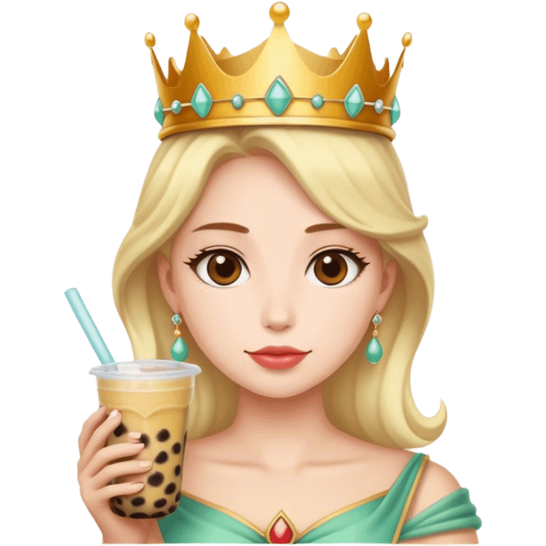 Boba queen emoji