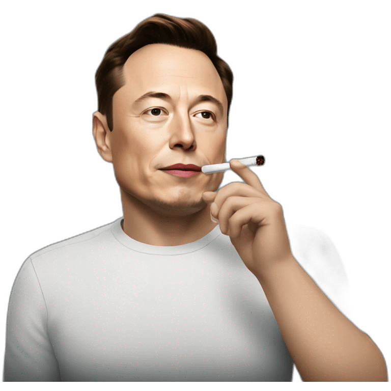 Elon musk smoking emoji