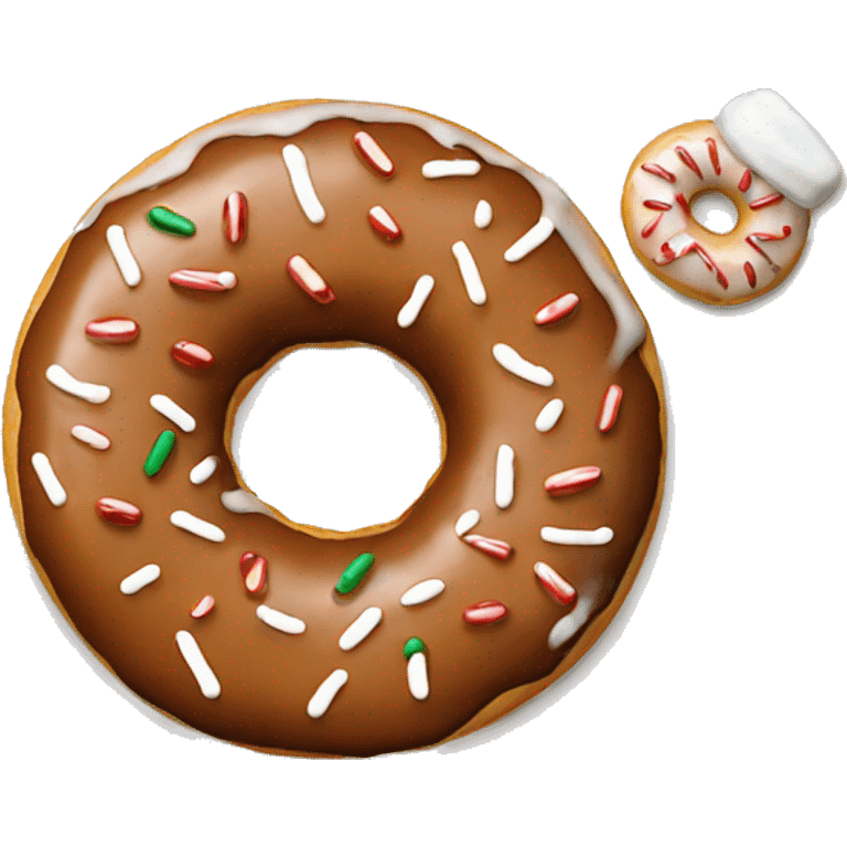 Christmas donut  emoji