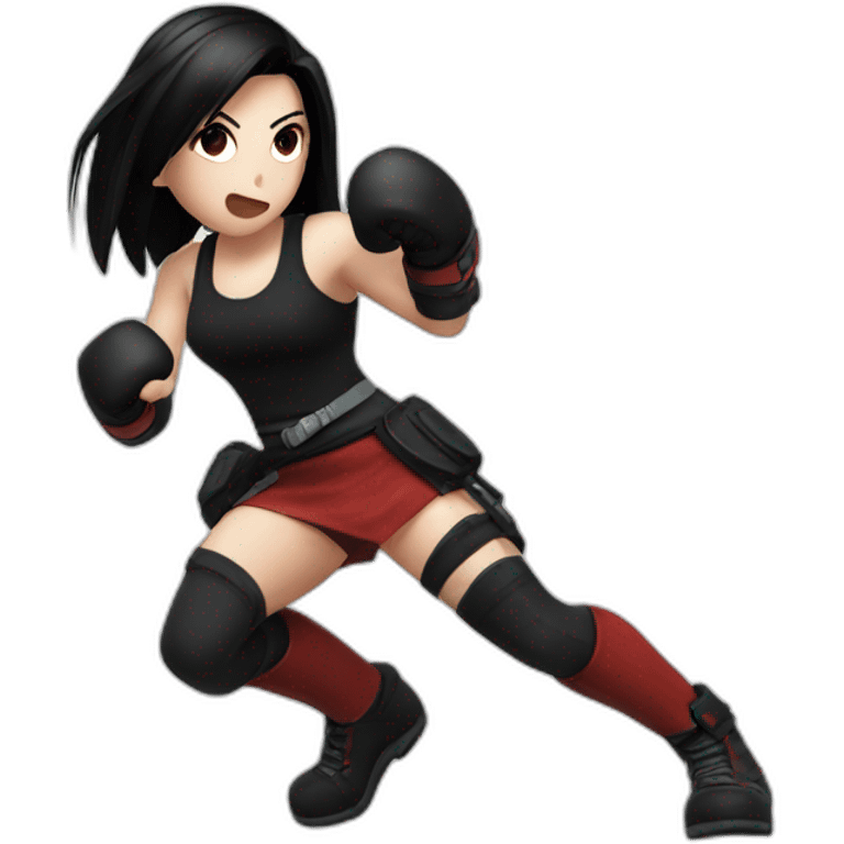 tifa lockhart punching emoji