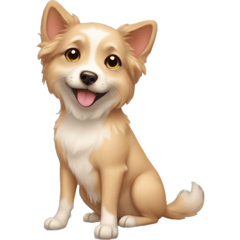 Pomeriaan cute dog emoji