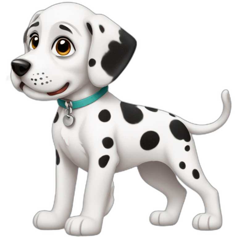 Dalmatian puppy emoji