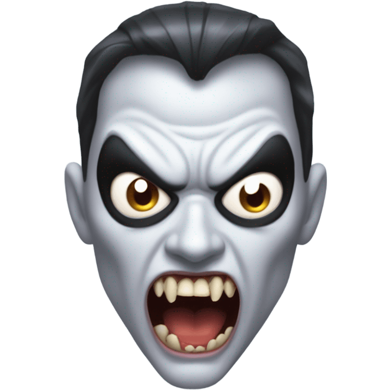 Spider-Man as ghost vampire angry emoji