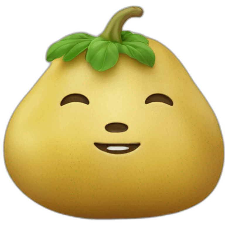 Souris sur une patate emoji