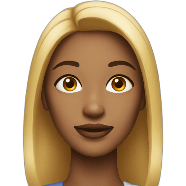 realistic woman face emoji