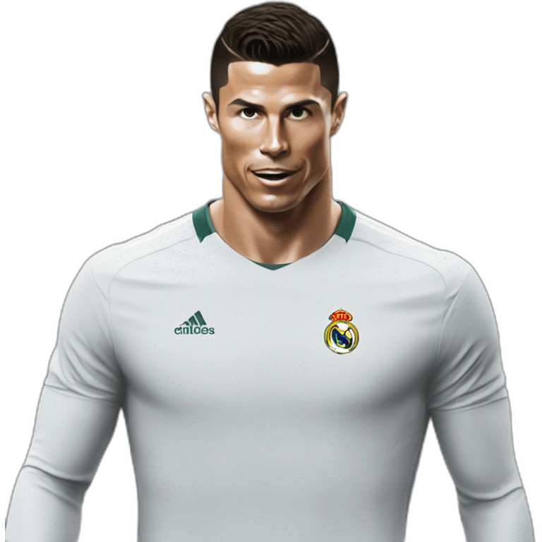 Cristiano Ronaldo with tee of venom emoji