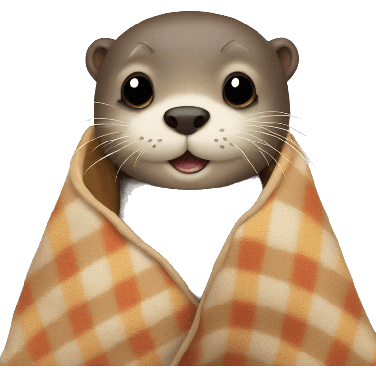 otter in a blanket emoji