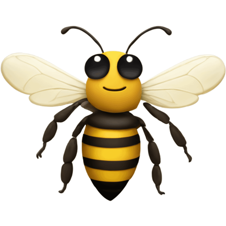 Bee on a mission  emoji