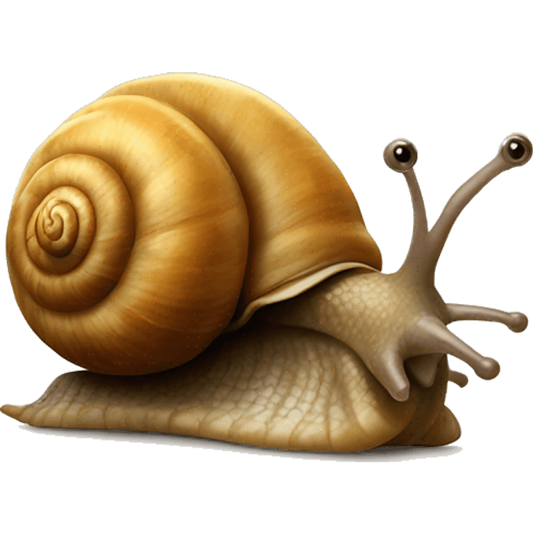 snail with a potato shell emoji