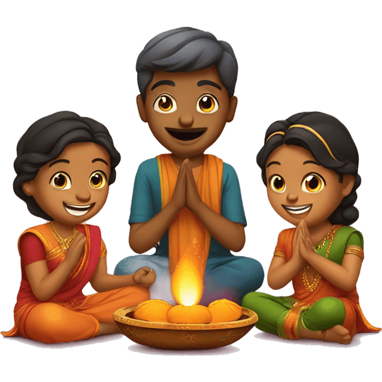 Wishing you a Diwali filled with love, laughter, and the sweetness of festive treats. Have a joyous celebration! emoji