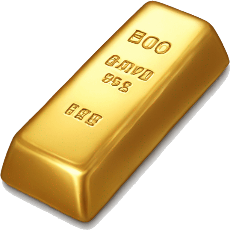 Gold bar emoji