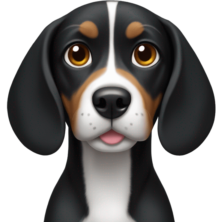 black beagle emoji