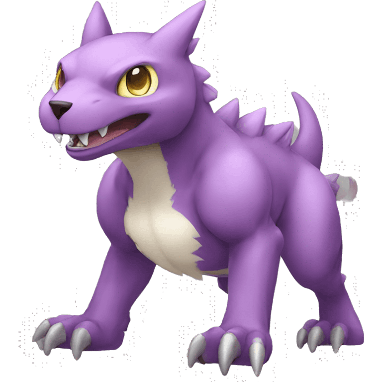 Kawaii cool Digimon-Fakemon-animal full body emoji