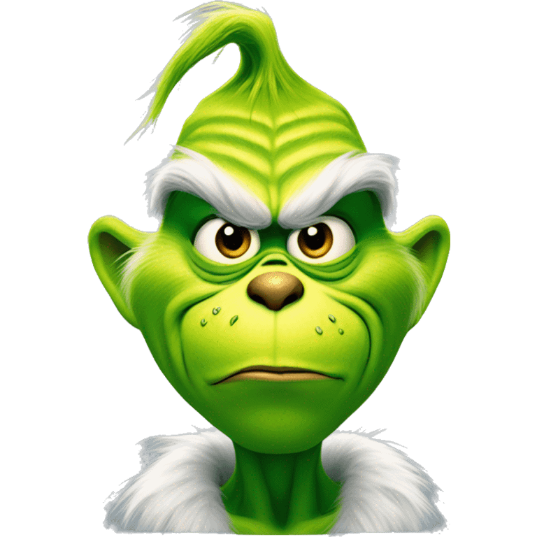 The grinch  emoji