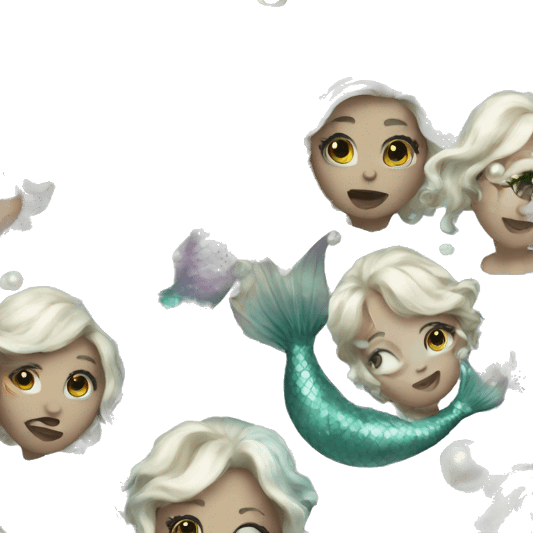 Pearl mermaid emoji