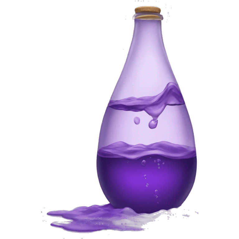 Purple water emoji