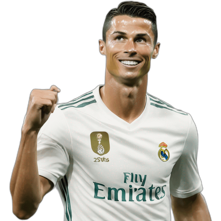 Cristiano Ronaldo qui fait un doigt d honneur emoji