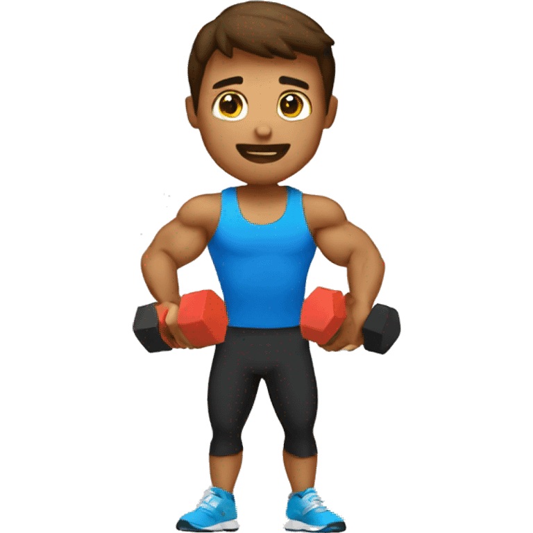 dumbell training emoji