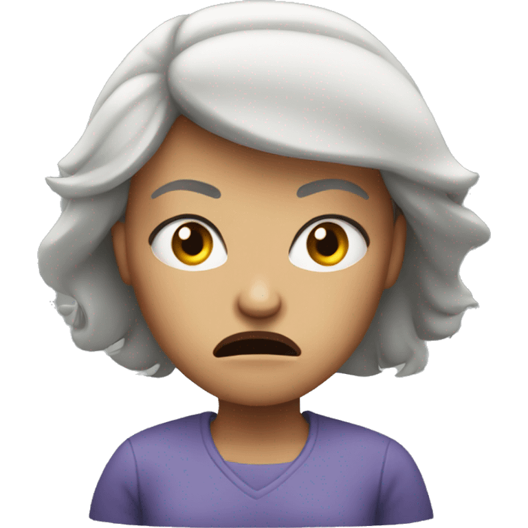 angry woman emoji