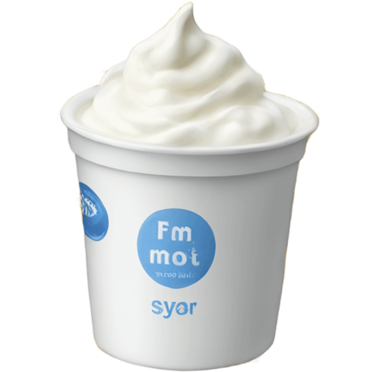 Skyr yogurt emoji