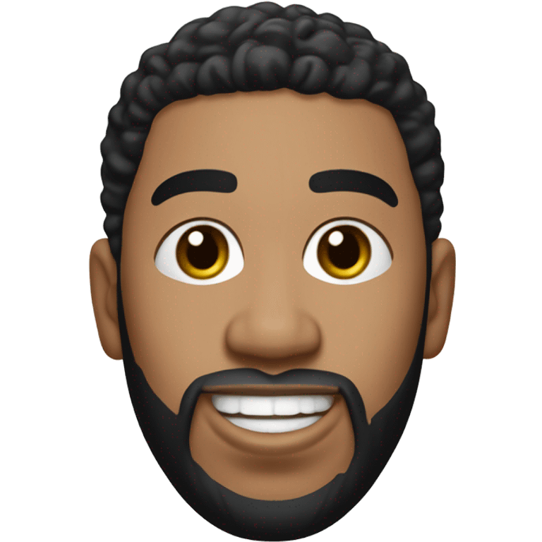 An emoji that looks like Anthony Davis in a mavericks jersey with the number 3 emoji