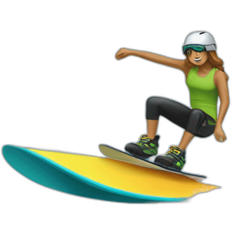 wake board emoji