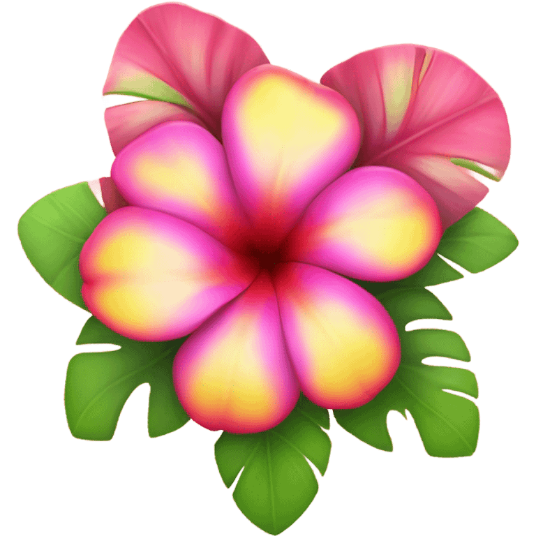 Hawaii flower emoji