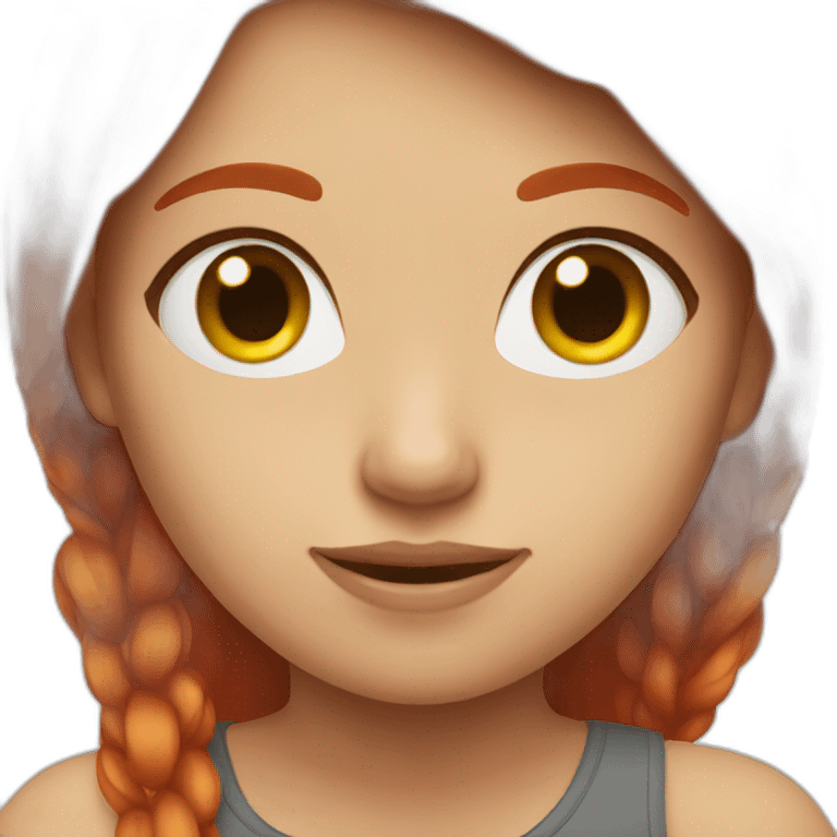 Red hair girl emoji