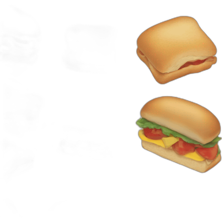 kirby making a sandwhich emoji