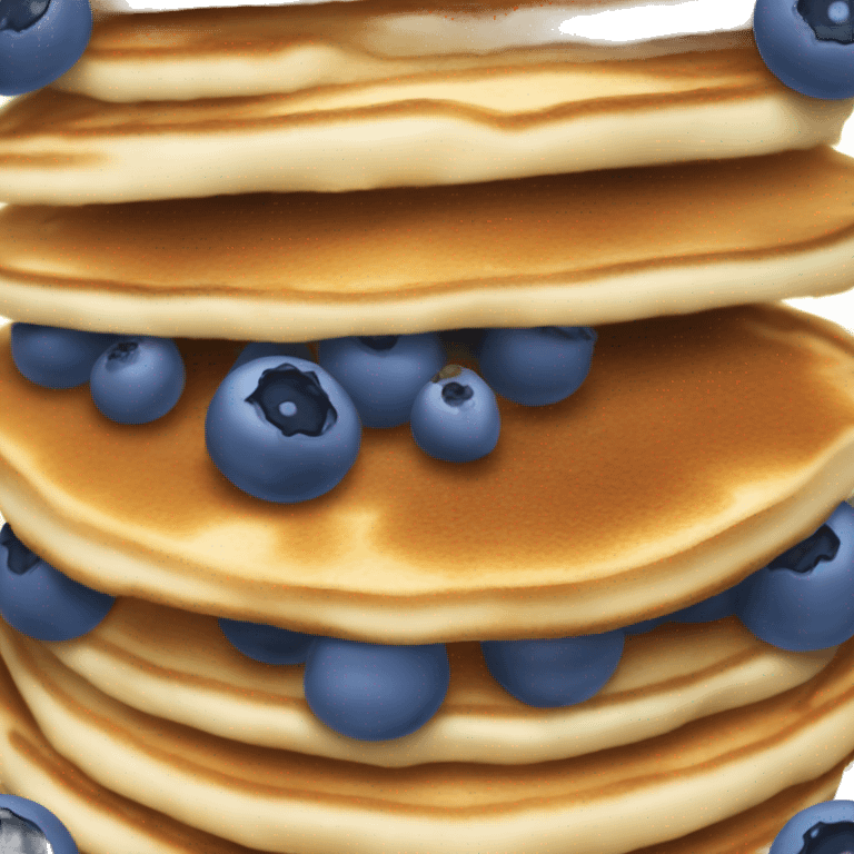 Blueberry pancakes  emoji