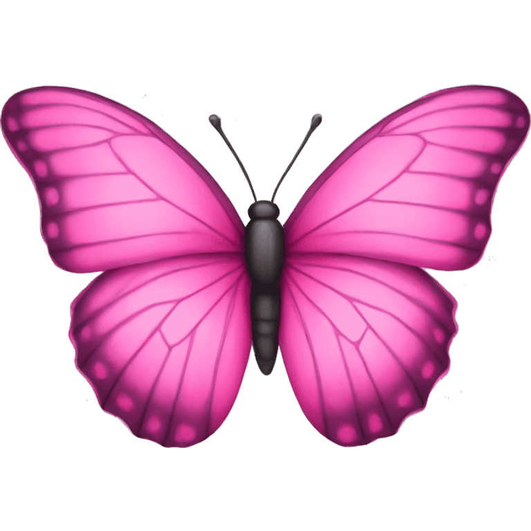 Pink butterfly  emoji