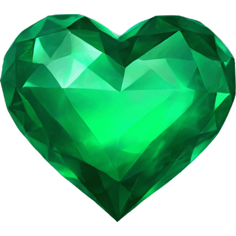 Emerald Green heart emoji