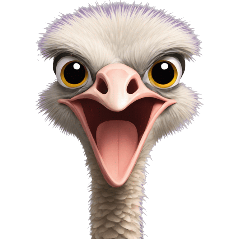 ostrich angry emoji