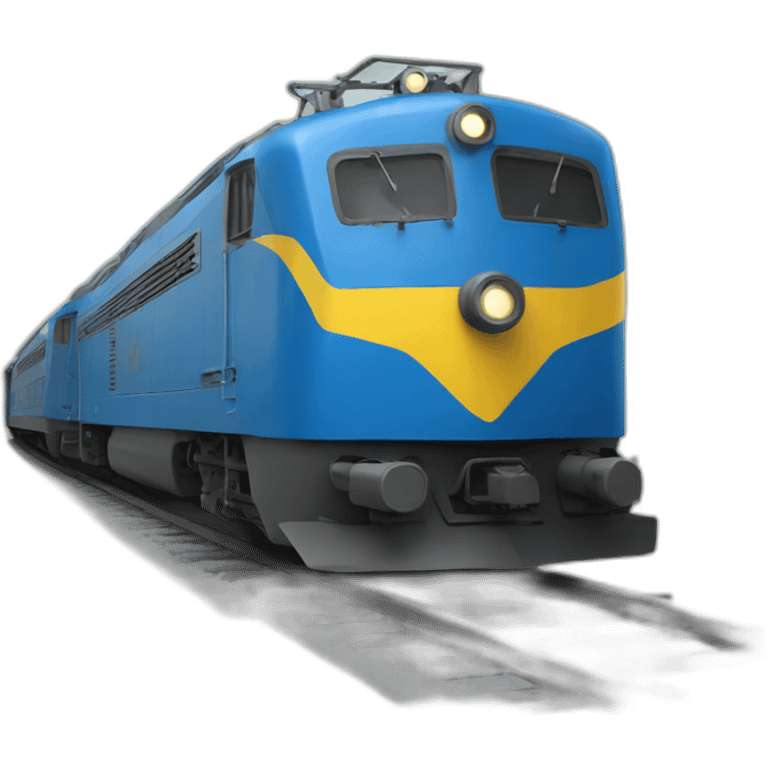 train ukrainian colors emoji