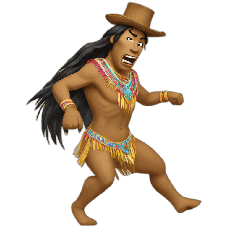 crazy horse dancer emoji