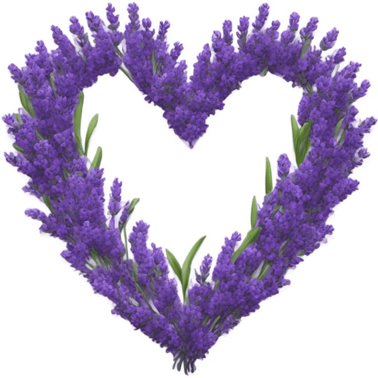 lavender heart emoji