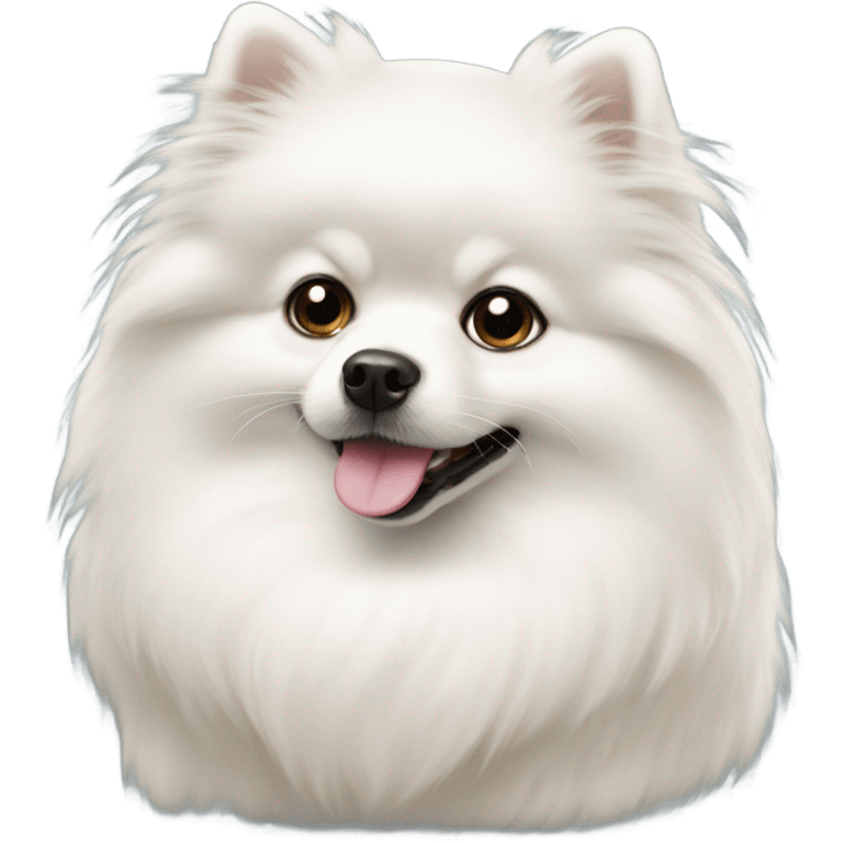 white pomerania emoji