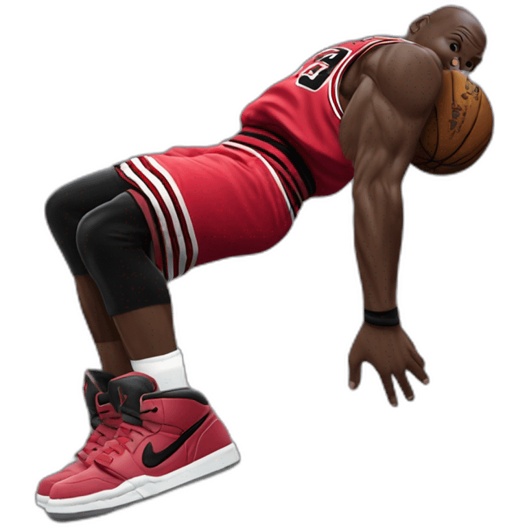 michael jordan dans l'espace emoji